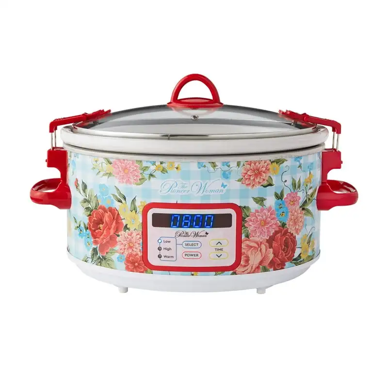 

Rose 6-Quart Stainless Steel Digital Slow Cooker