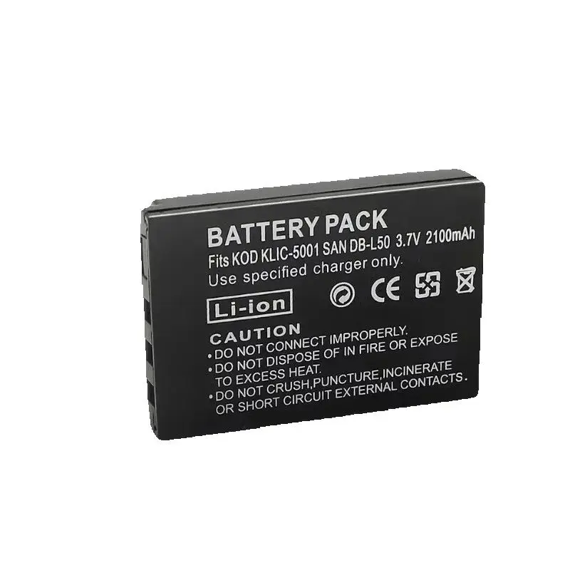 2 шт./лот KLIC-5001 P850 P880 Z7590 DX7630 DXZ730 DXZ760DX7440 литиевая аккумуляторная батарея для камеры