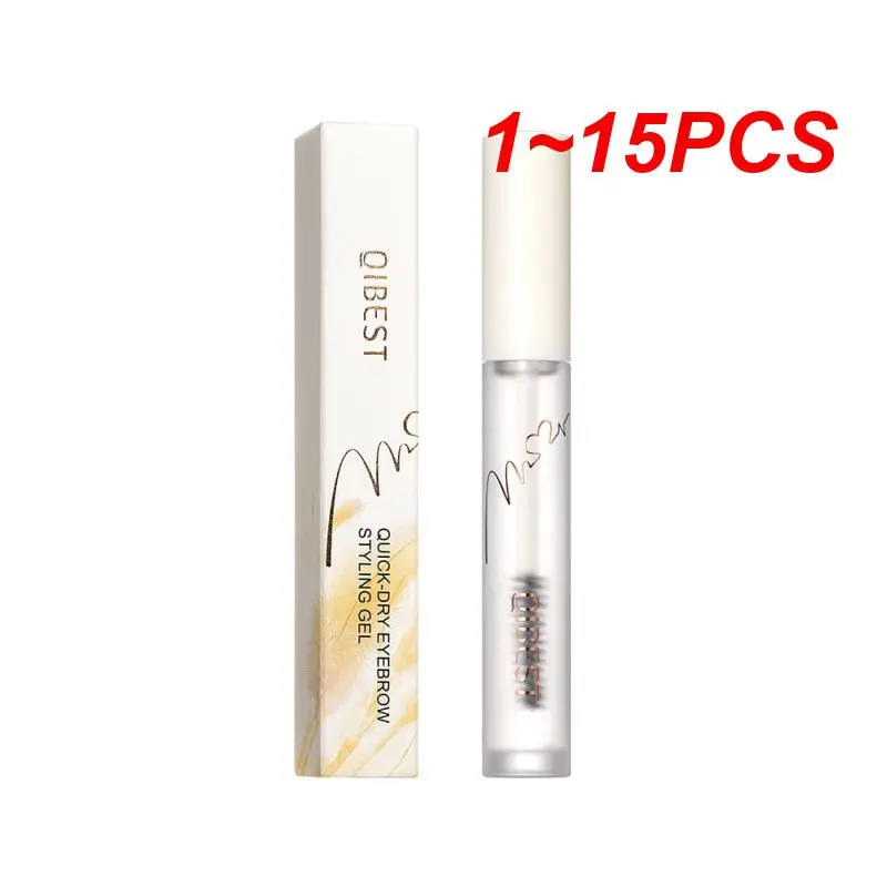 

1~15PCS Eyebrow Gel Styling Liquid Colorless Transparent Fixed Gel Waterproof Sweat-proof Eyebrow Repair Makeup Gel For Eyebrows
