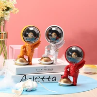 creative astronaut ornament spaceman modern interior living room home crafts bedroom office desktop resin ornament holiday gift