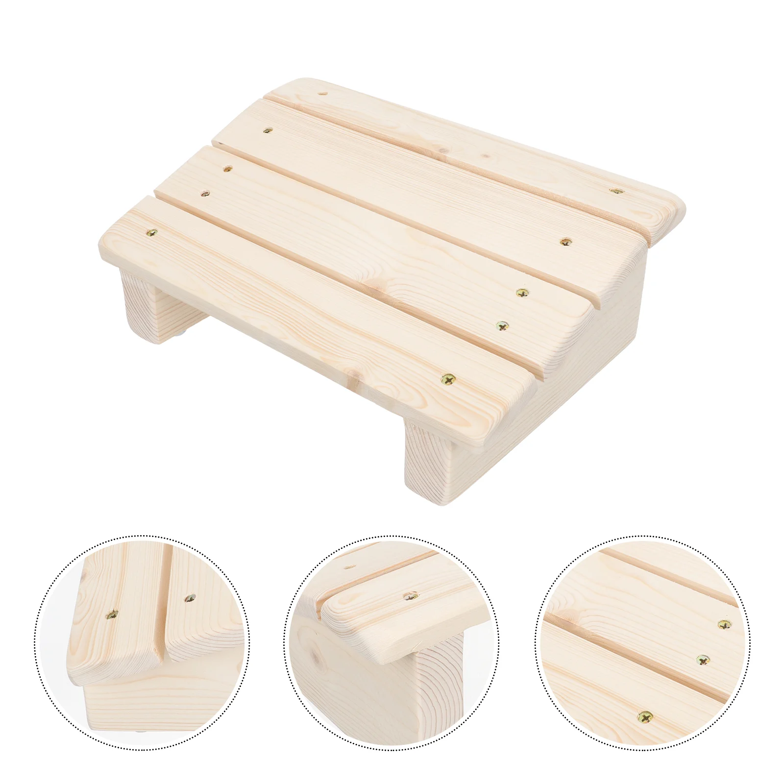 

Wooden Stair Stool Small Stool Adjustable Step Stool Piano Footstool Office Stool Foot Mat Wooden Stool Wooden Step Bench
