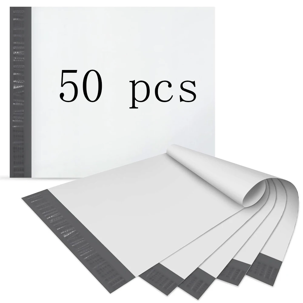 

Курьерские пакеты белые пластиковые 50 шт