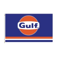3x5 ft gulf flag polyester digital printed logo banner for car club