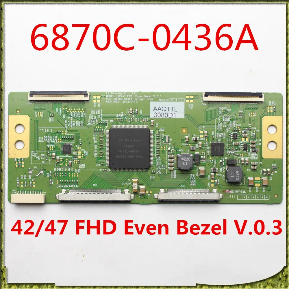 

6870C-0436A 42/47 FHD Even Bezel V.0.3 T-CON BOARD for TV Original Replacement Board Tcon 6870C 0436A Original Logic Board