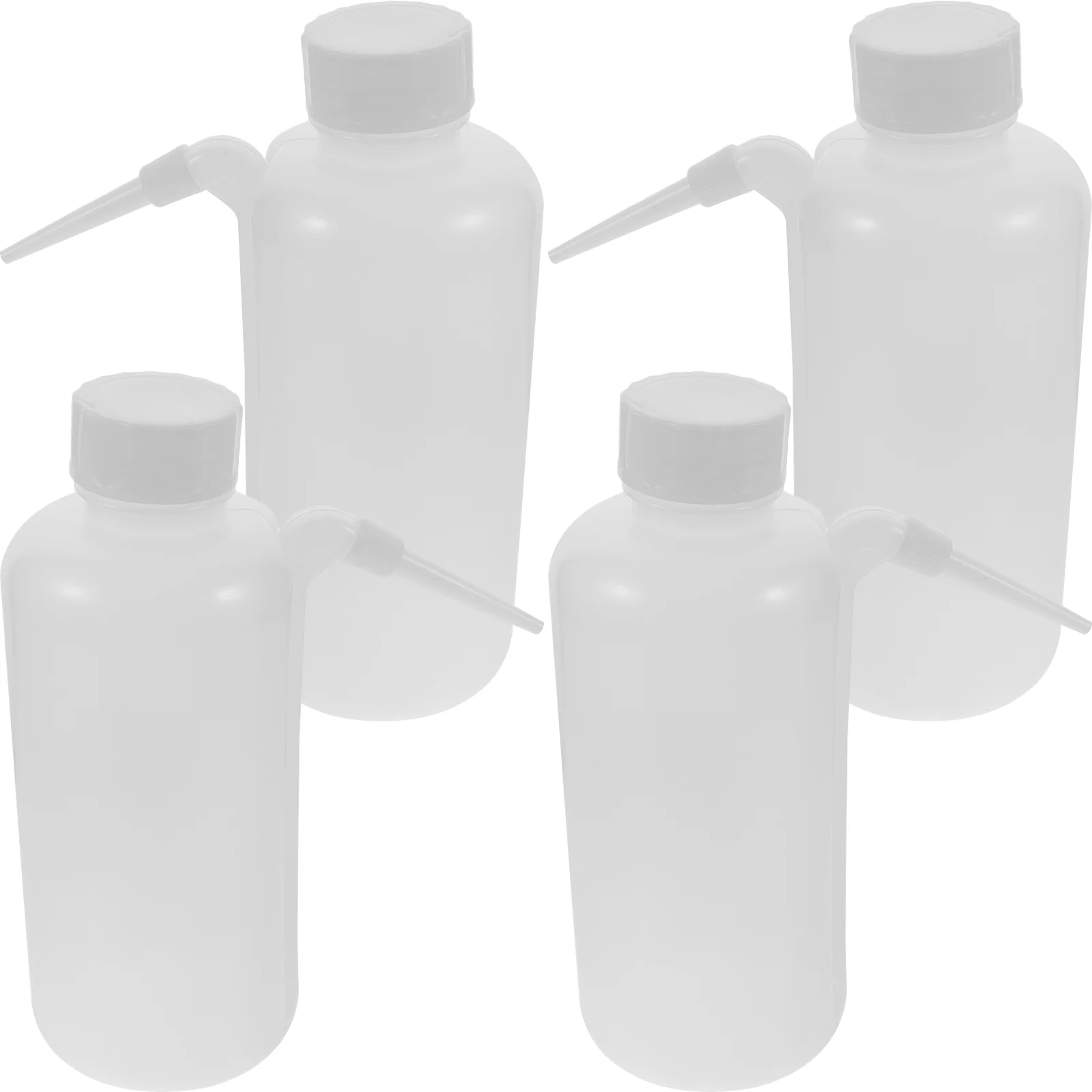 

4 Pcs Safety Squirt Squeeze Bottles Plastic Water Bottles Wash 500ml Containers Washing Novel Empty Filling