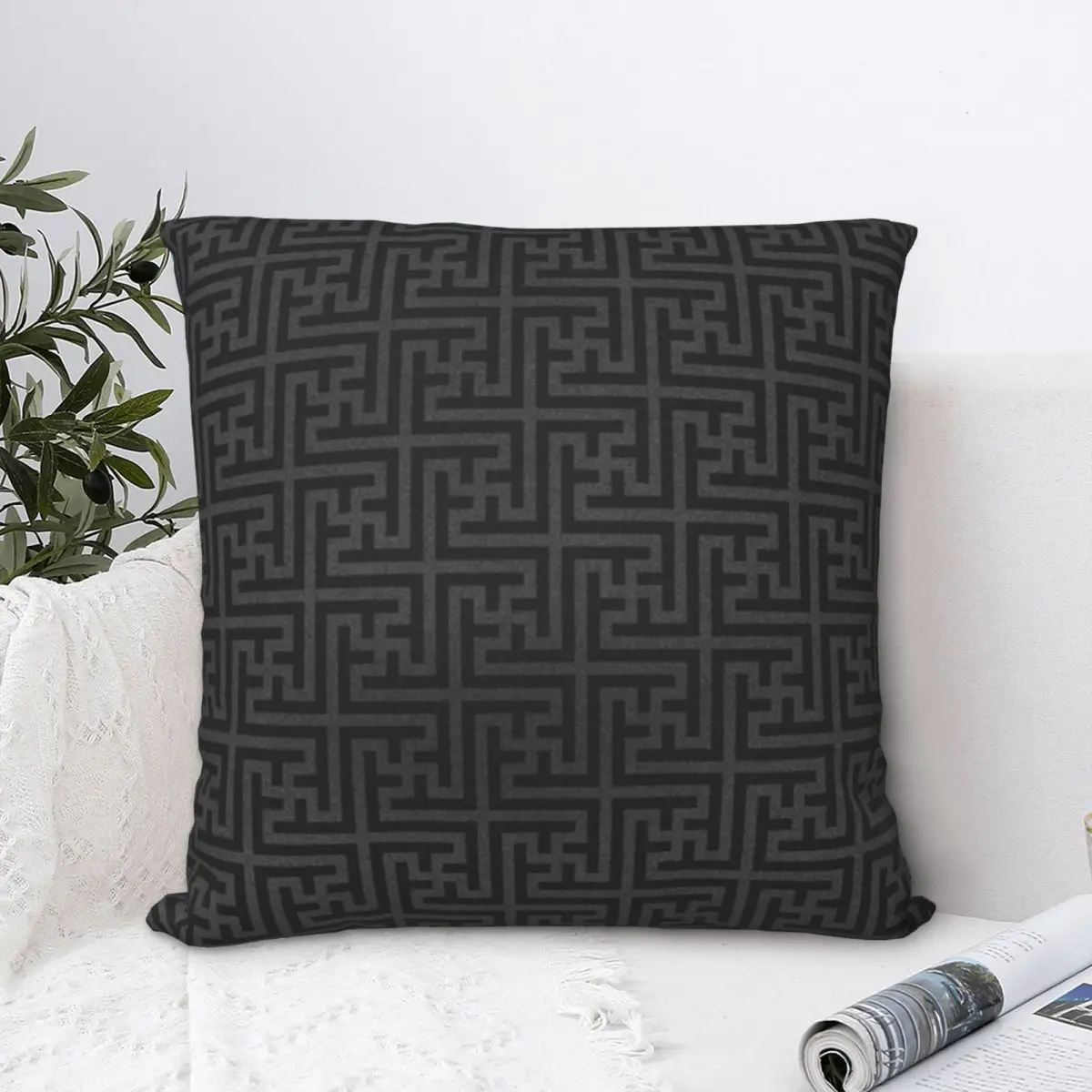 

Sayagata 5 Version 3 Square Pillowcase Cushion Cover Creative Home Decorative Polyester Throw Pillow Case Bed Simple 45*45cm