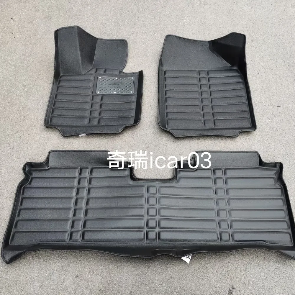 Фото Кожаные коврики для пола автомобиля Chery iCar 03 Jaecoo J6 2023~2025 2024, водонепроницаемые, на заказ, аксессуары для интерьера №2