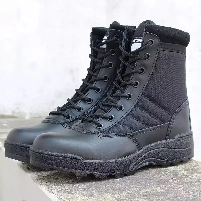 

Tactical Military Boots Men Boots Special Force Desert Combat Army Boots Outdoor Hiking Boots Ankle Shoes Men Work Safty Shoes
