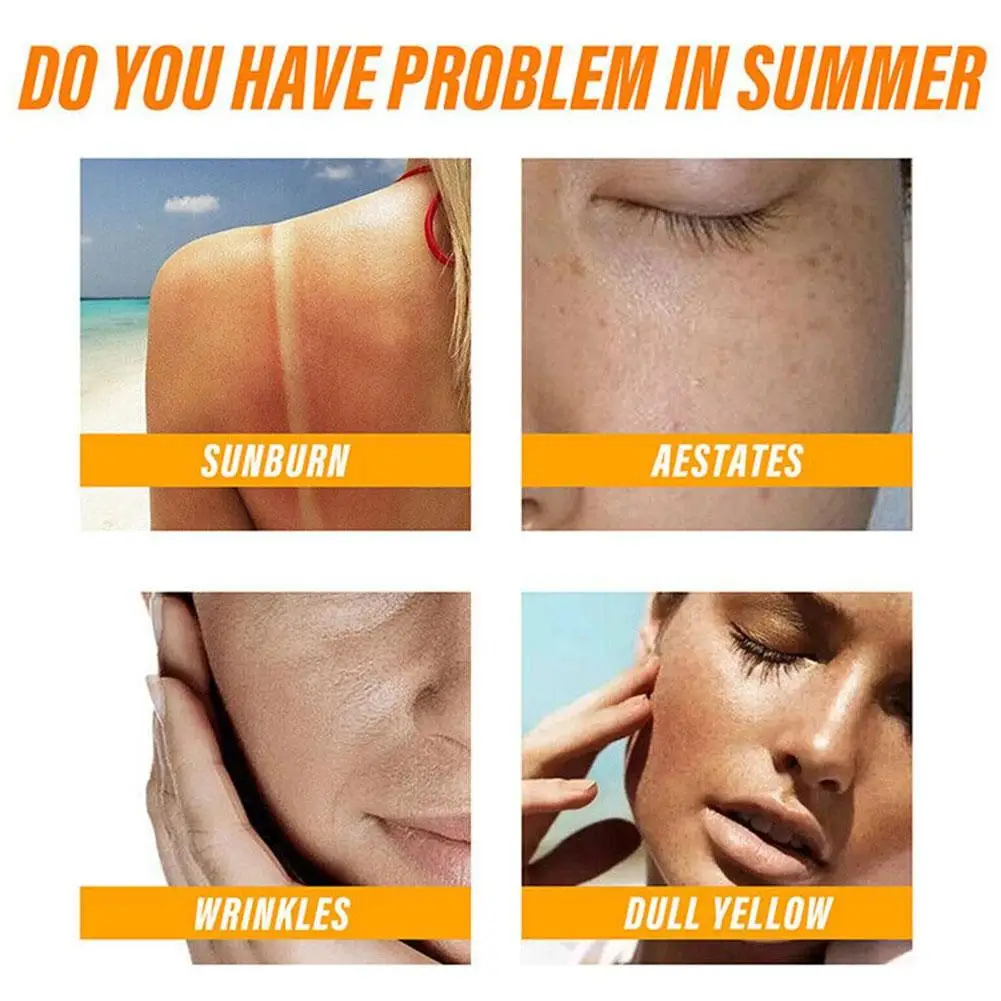 1 коробка Солнцезащитный отбеливающий крем для лица