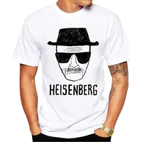 heisenberg breaking bad t shirt o neck short sleeve summer casual fashion unisex men and women tshirt 100 cotton white t shirts