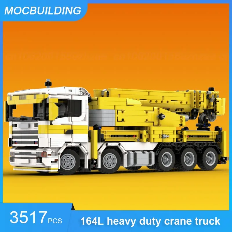 Конструктор MOC 164L для тяжелых условий эксплуатации грузовик строительные блоки