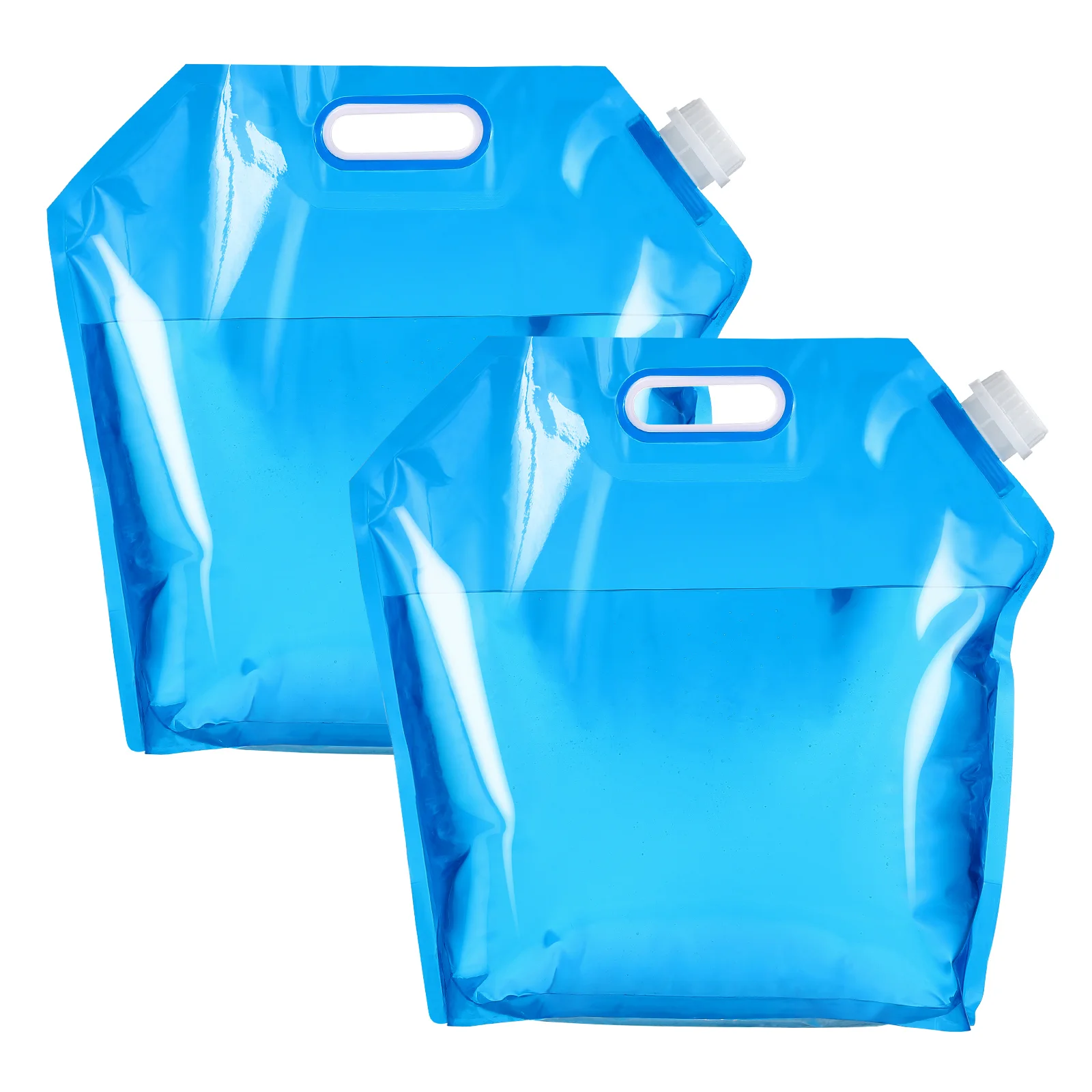 

2 Pcs Emergency Water Container Bag Hiking Containers Storage Plastic Tote Sports Tote Bag