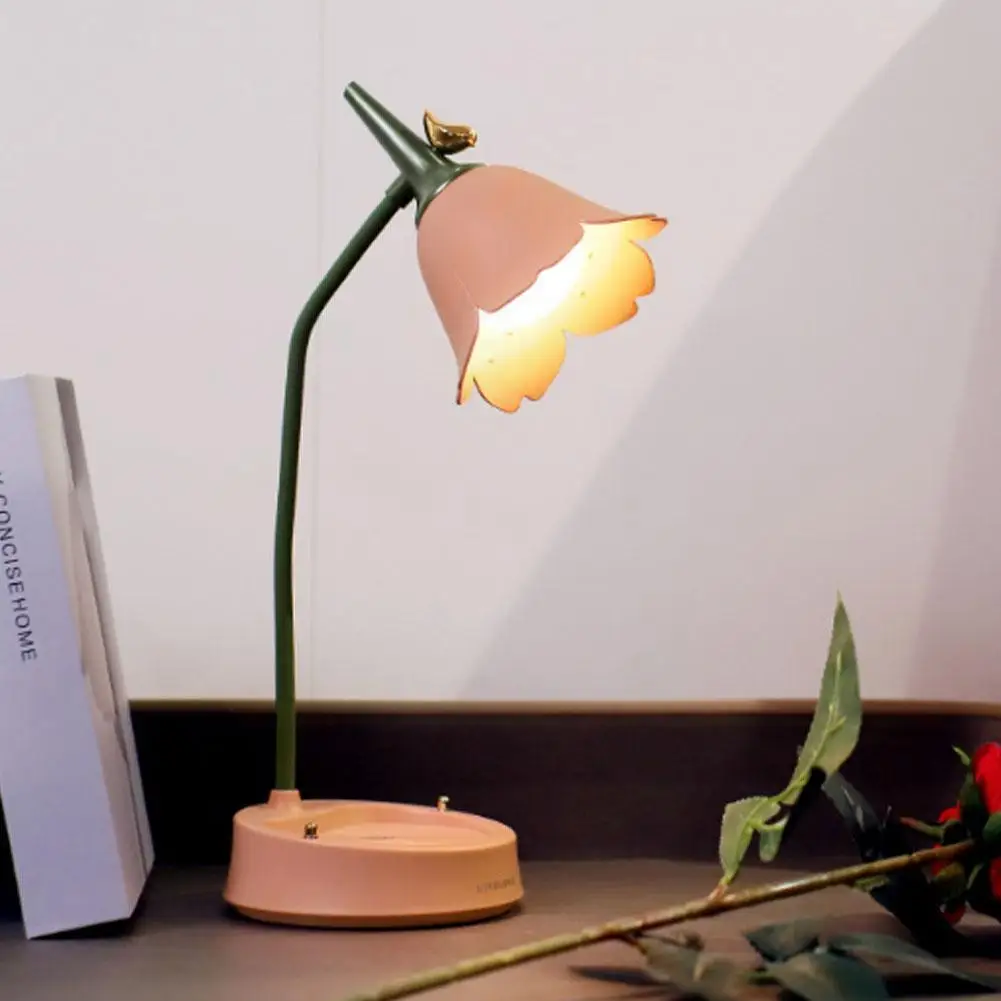 

LED Night Light Flower Wall Lamp Light Control Induction Saving Energy Lamp Environmental Gift Decor Protection Bedroom Hom G8A9
