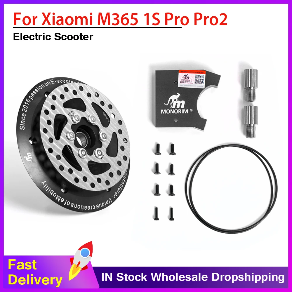 Monorim MD FB Motor Deck Disc For Xiaomi M365/1s/Mi3/Es/Pro/Pro2 Specially Front Motor Upgraded E-Scooter 120mm Brake Disk