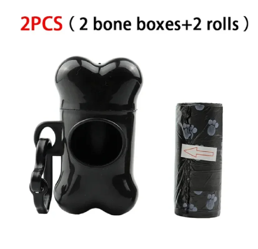 2 шт. пластиковые пакеты для мусора в форме кости