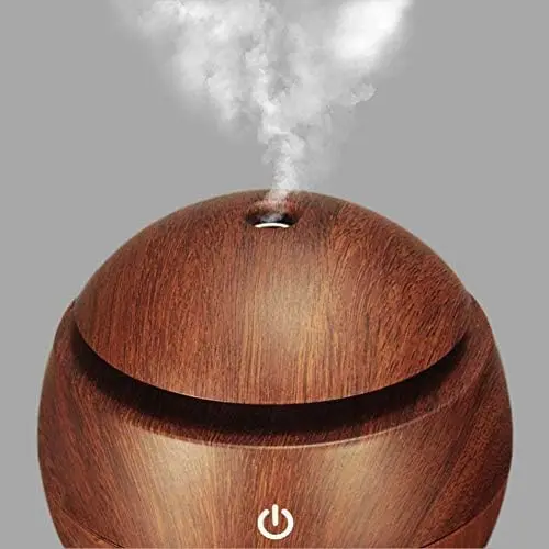 

Difusor de Aromas, LED, 7 Cores - Madeira Escura