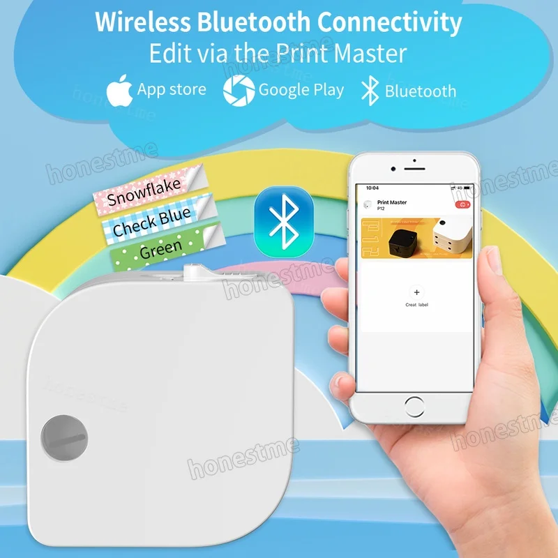 Совместимая с Phomemo лента для этикеток Сменные ленты P12 &amp DYMO Letratag сменные насадки