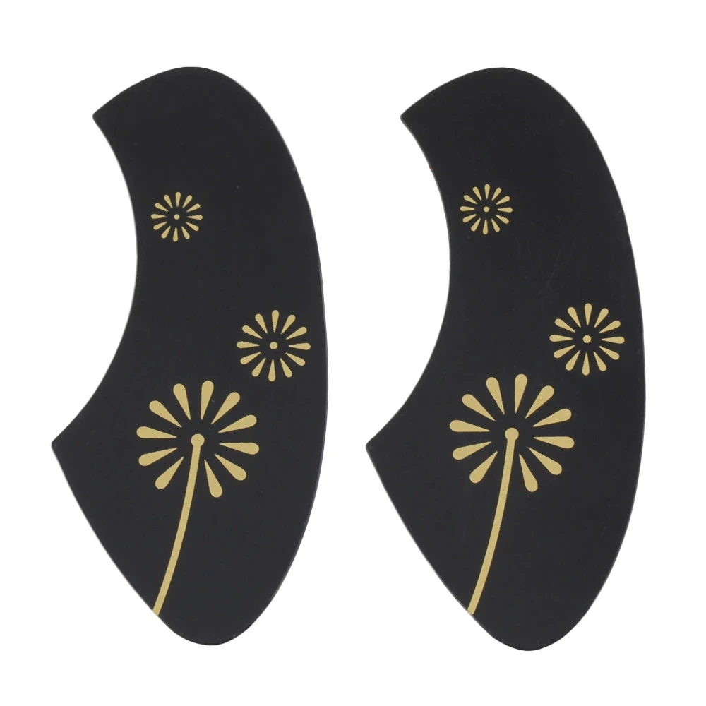 

2x Black 23 inch Ukulele Pickguard Scratch Plate w/Gold Firework Pattern