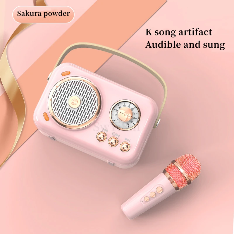 

Беспроводная Bluetooth-Колонка для караоке, с сабвуфером