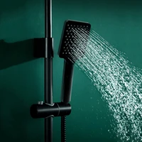 black filter shower head high pressure rainfall toilet faucet shower head hygienic power pomme de douche home improvement