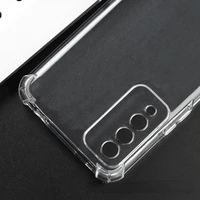 suitable for samsung s22 ultra four corner anti fall mobile phone shell tpu transparent soft shell galaxy s22 plus