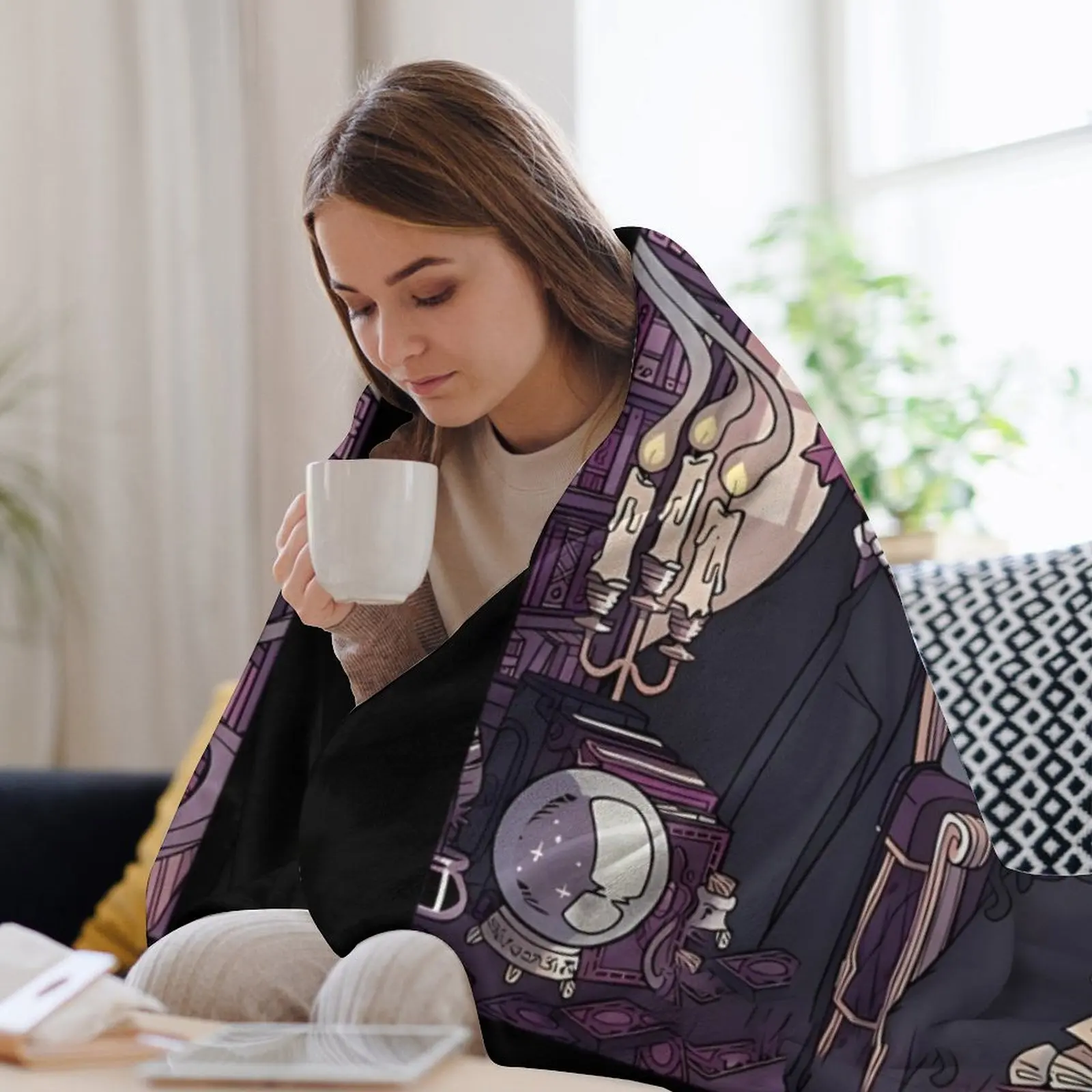 Фэнтези-приключения Веб-коммик - винтажное аниме-деяло диваны мягкие одеяла