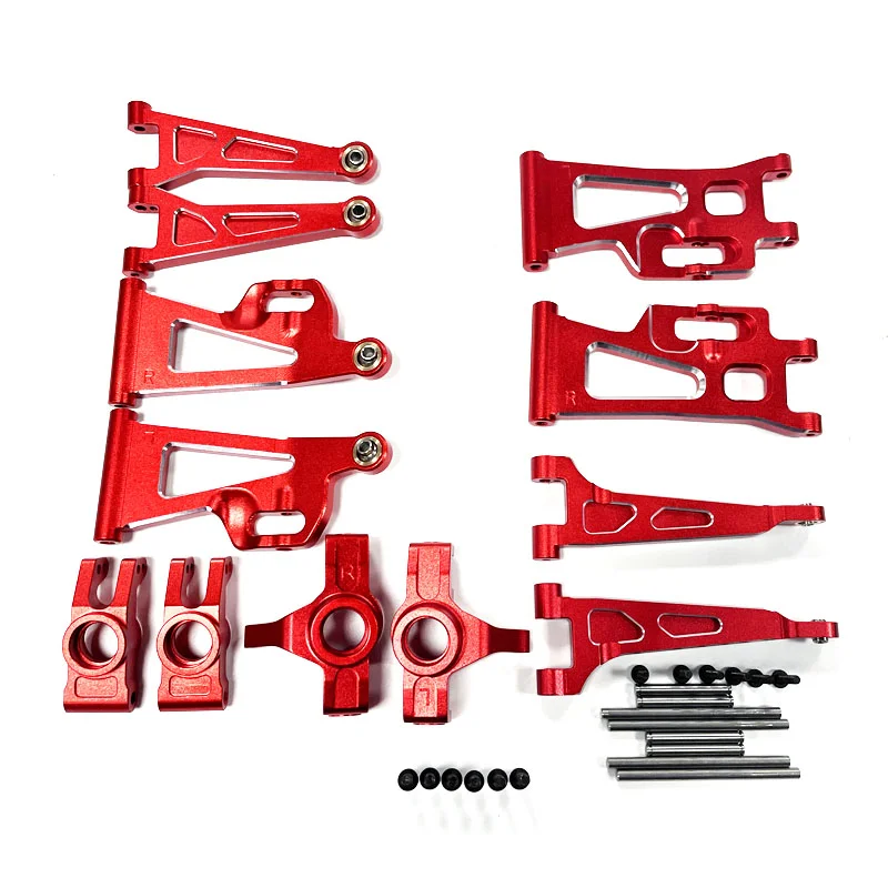 

Металлические детали для радиоуправляемого автомобиля MJX 14210 14209, верхний и нижний поворотный рычаг, рулевая тяга, комплект заднего сиденья