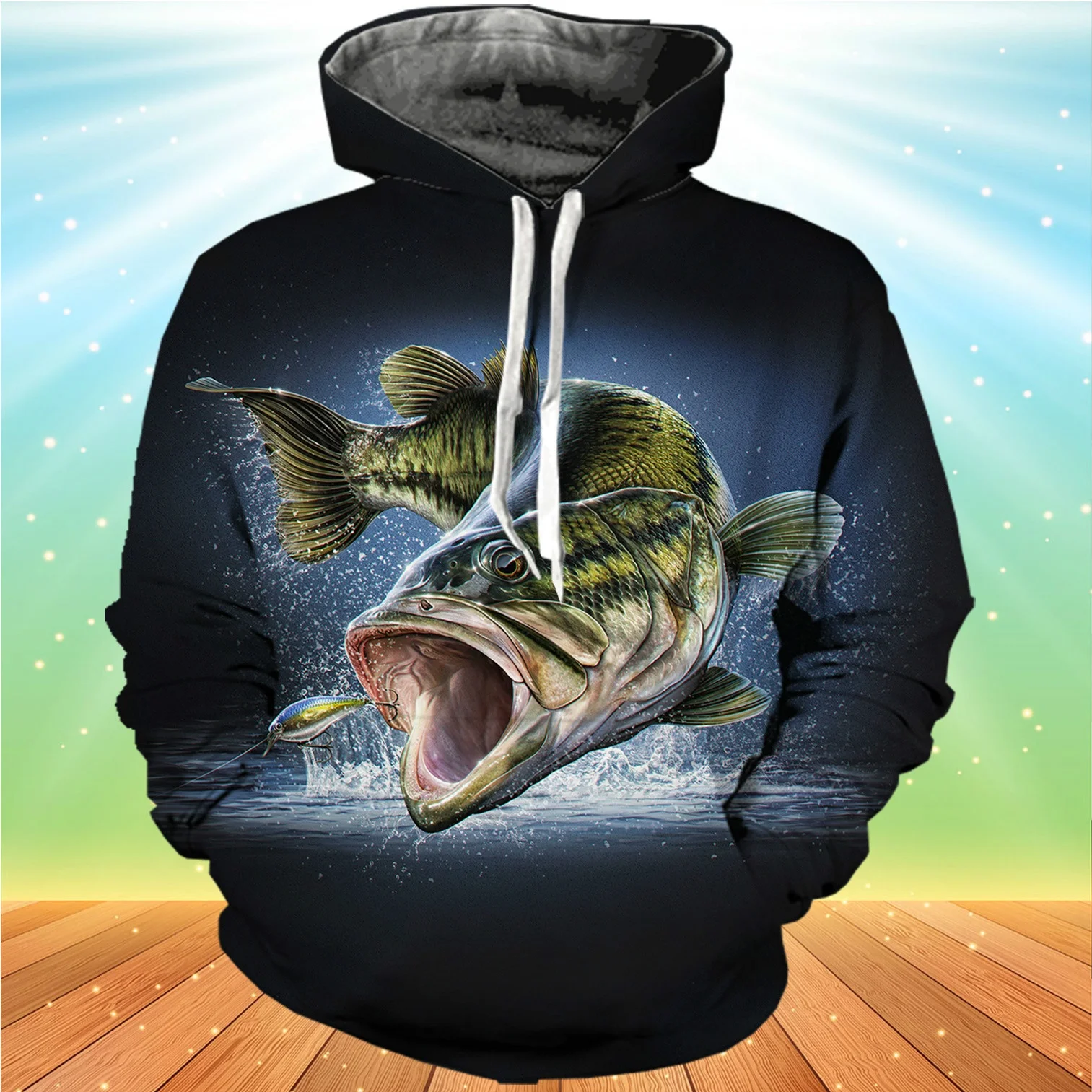 New Arrival Fishing Pattern Fashion 3d Sweatshirt Carp Fish Men Women Print Hoodies/pullover Tops