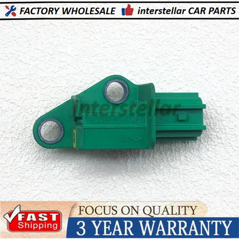 Фото НОВЫЙ 1K0909606 5WK43273 для Audi A4 A5 Avant S5 S6 VW Rabbit Jetta Golf Датчик бокового ускорения 1K0909606C 1K0909606D №1