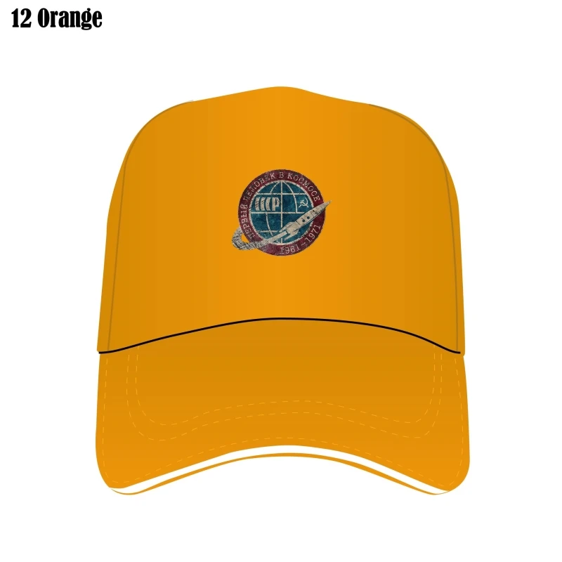 

Global Trendy Men Bill Hats Cccp Custom Hat Russia Ussr Space Program Bill Hat Vintage Earth Print Caps Rocket Programmer Gift C