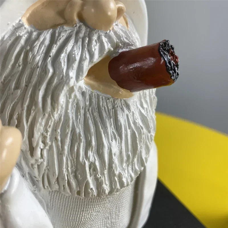 15 см полимерные белые карликовые фигурки бороды керативные 3D сигары эльфов