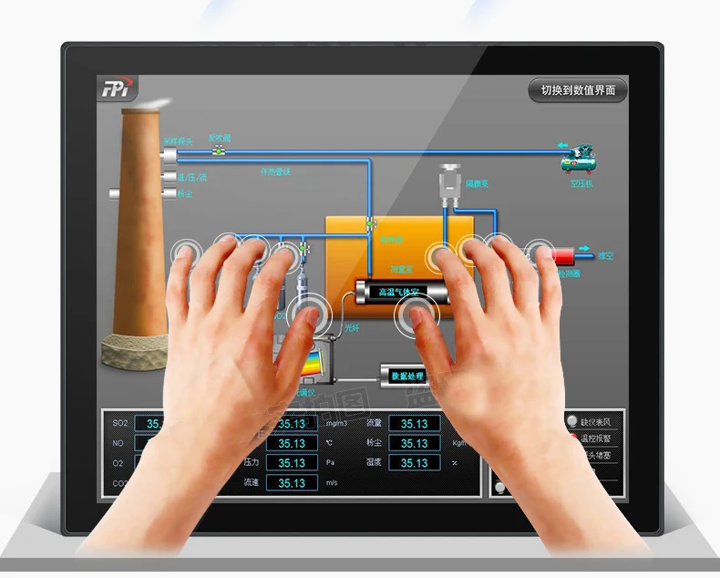сенсорный дисплей температура