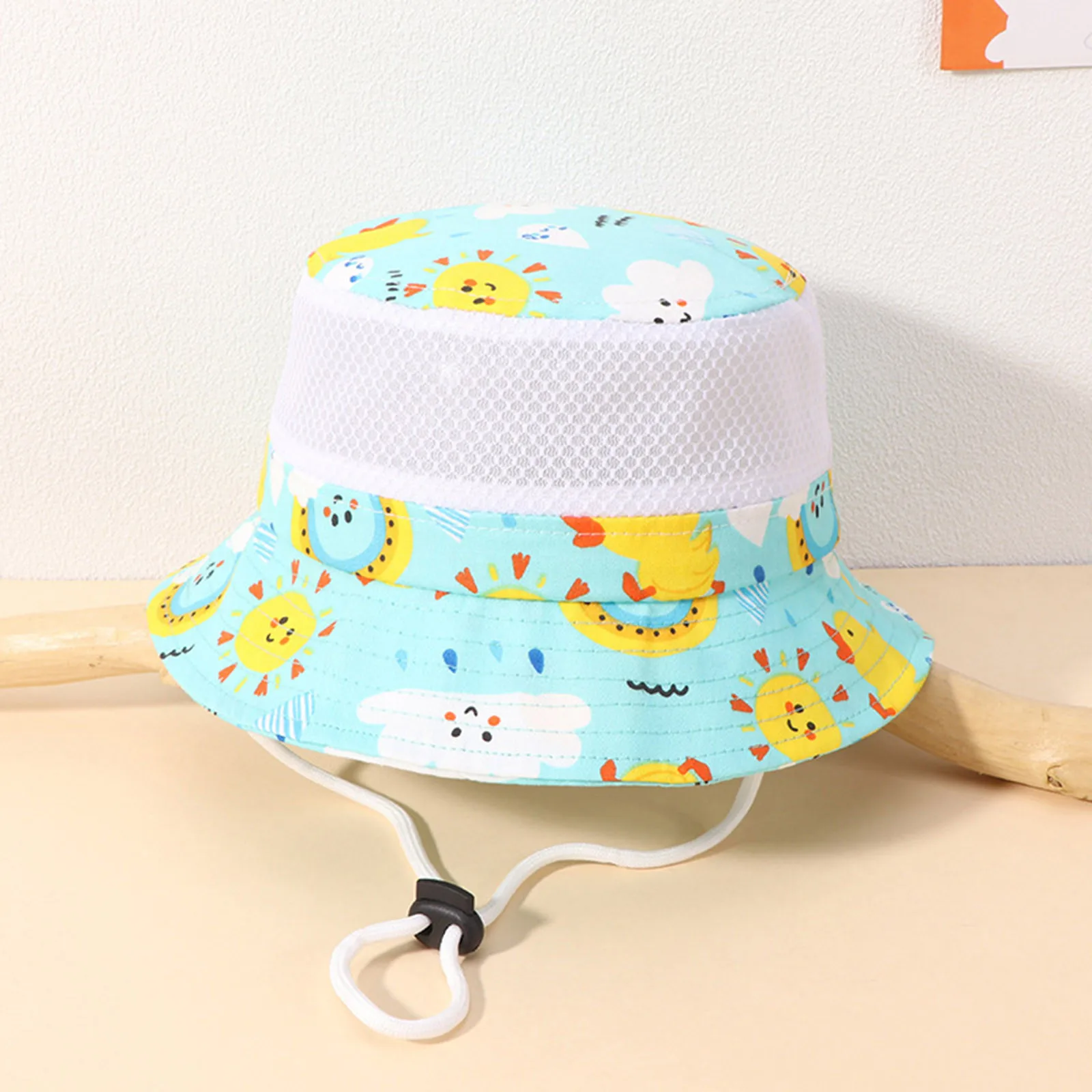 

Kids Adjustable Chin Strap Sun Protection Hats Summer Spring Sun Hat Cute Cartoon Baby Easter Hat Infant Hats Boys 6-12 Months
