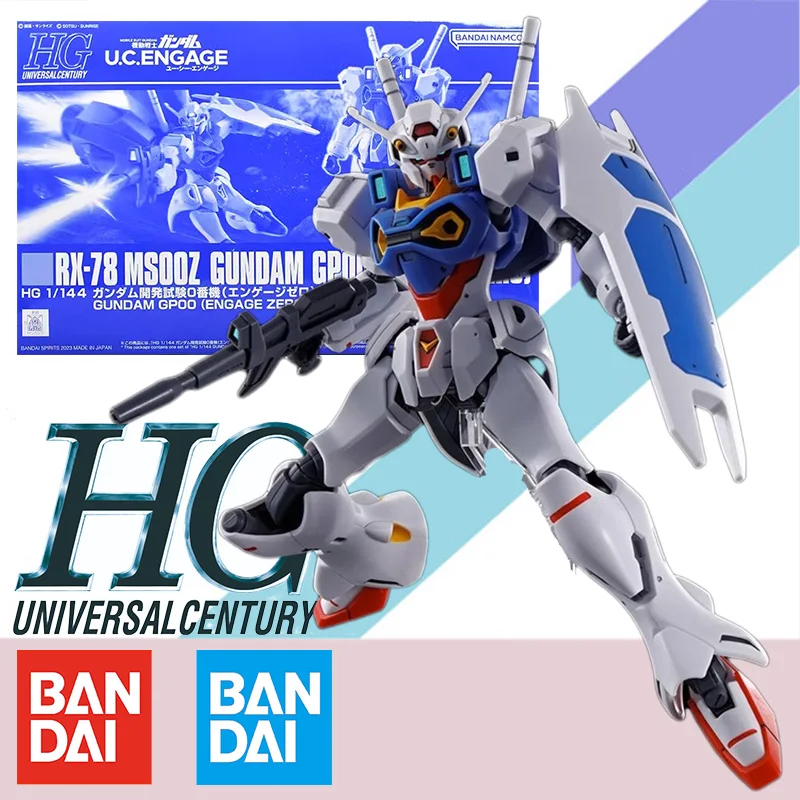 

Bandai Original 1/144 HG UNIVERSALCENTURY RX-78 MS00Z GUNDAM GP00 ENGAGE ZERO Anime Action Figure Assembly Model Kit Toy Gift