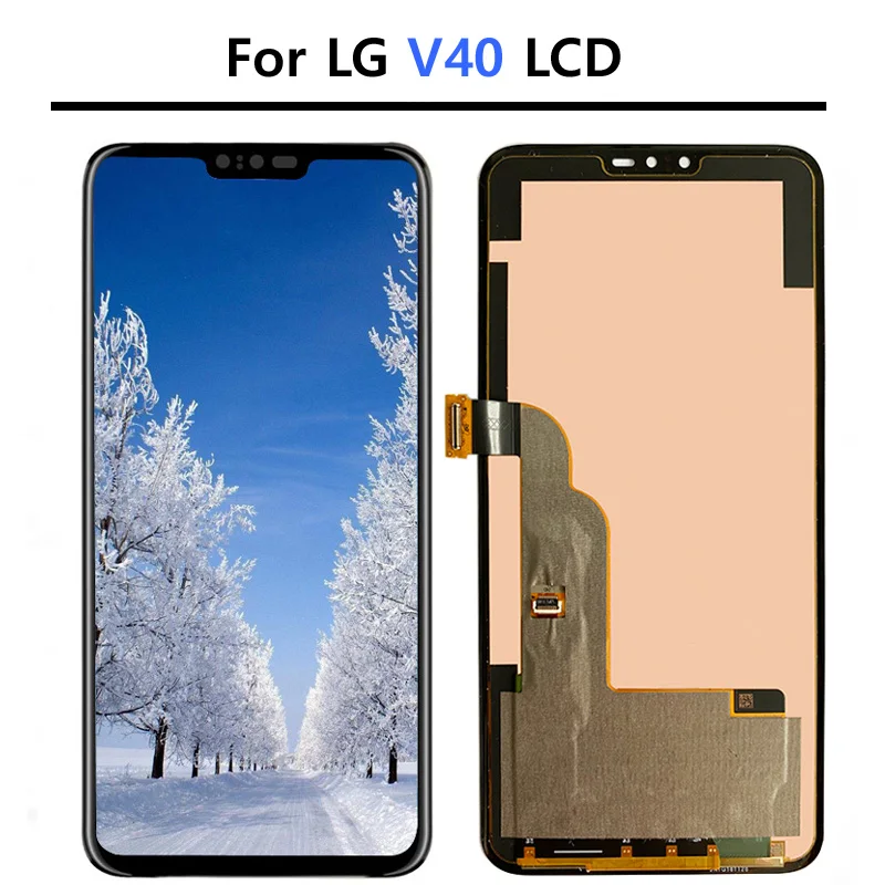 Оригинальный 6 4-дюймовый ЖК-экран AMOLED для LG V50 ThinQ 5G ЖК-дисплей дигитайзер