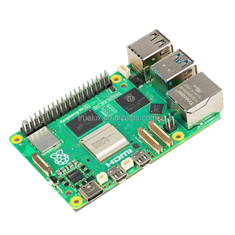 Raspberry Pi 5 5B 4 ГБ 8 LPDDR4X SDRAM Плата разработки Двухдиапазонный Wi-Fi BCM2712 2 ГГц 4-ядерный