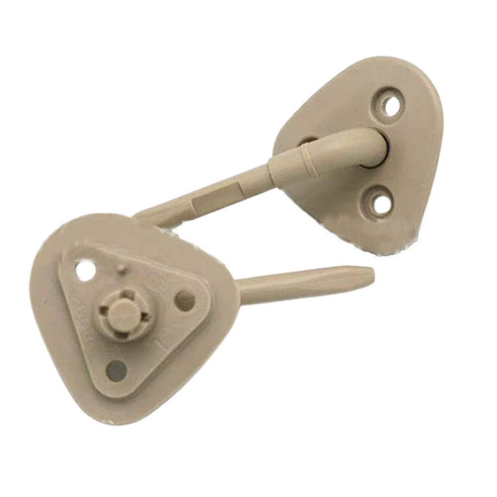 

Fixed Clip Sun Visor Clips Beige Car Accessories Durable Easy Installation Fastener Rotation Shaft High Quality