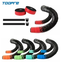 toopre road bike bar tape colorful gradient color handlebars tapes evapu soft anti vibration wrap tape