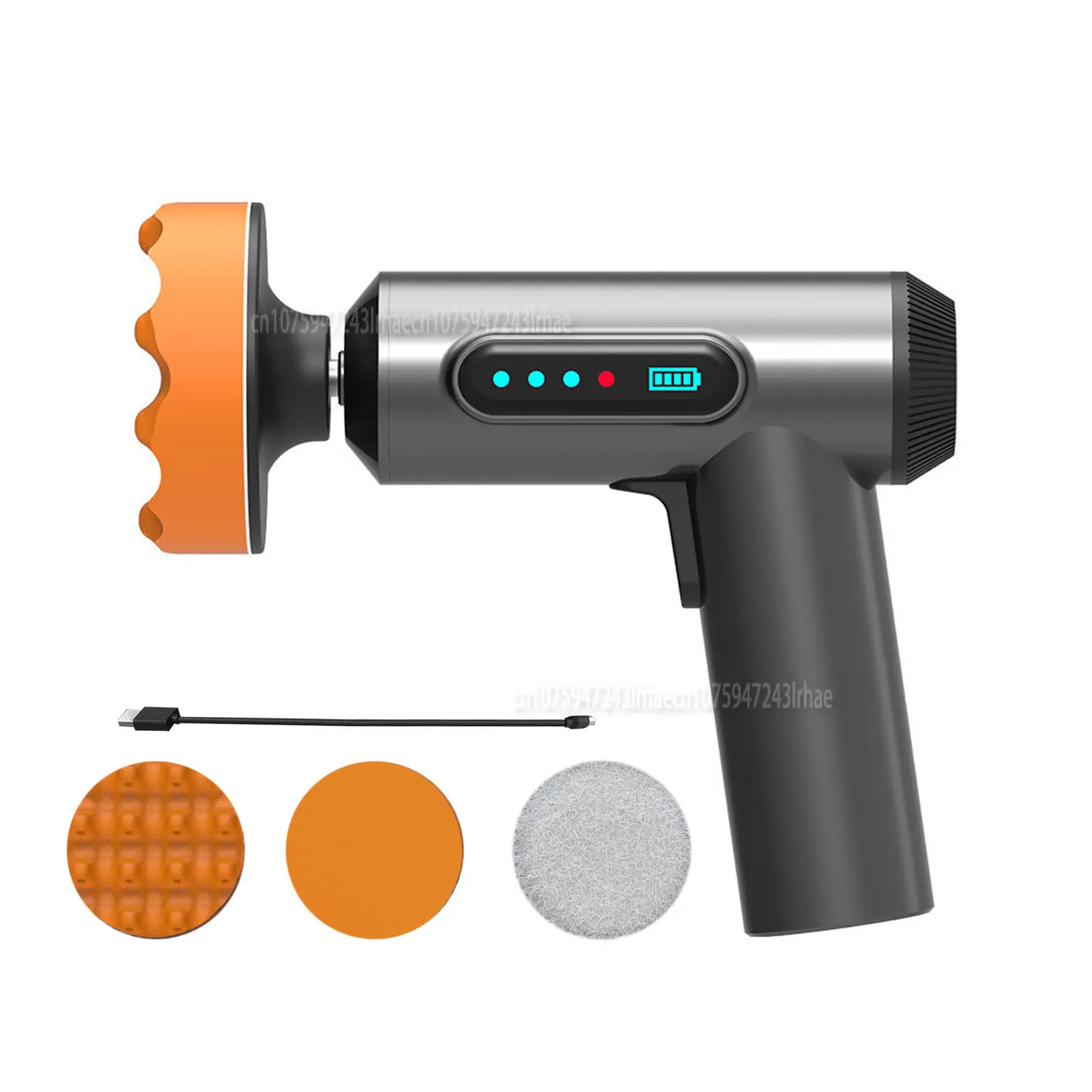 

Car Wireless Polishing Machine Cordless Car Buffer Polisher Kit USB Charging Digital Display for Household Car Detailing/Waxing
