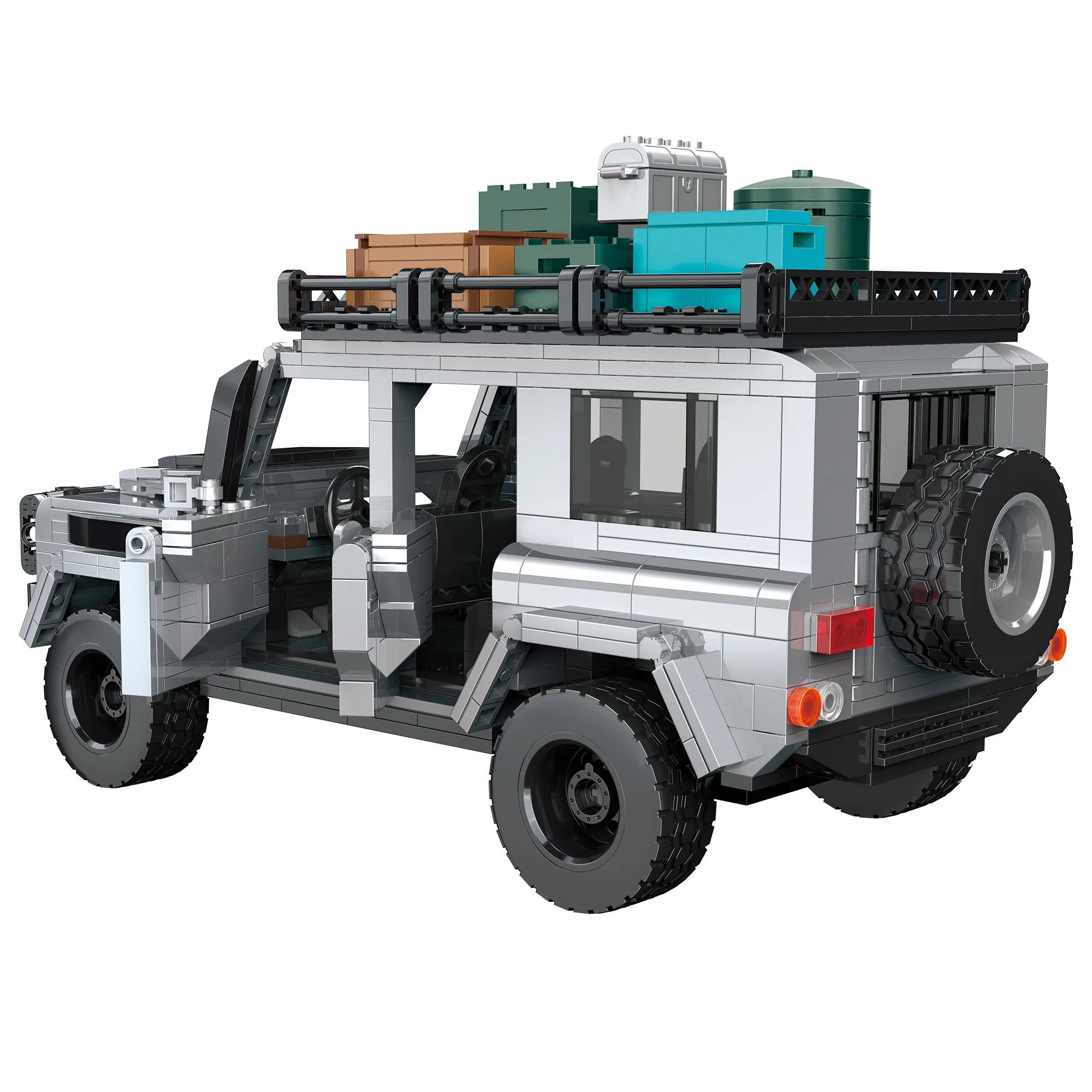 COGO Raptor внедорожник пикап строительные блоки-автомобиль сборка Кирпичи игрушки