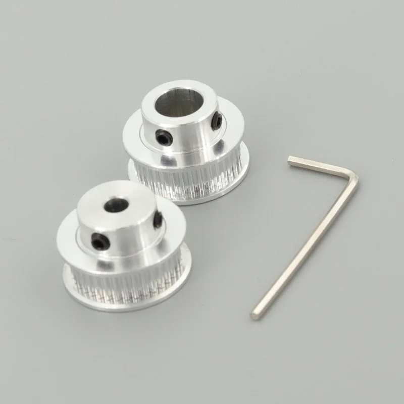 Зубчатый шкив GKTOOLS GT2 36 зубьев отверстие 4/5/6/6/7/8/10/12 мм синхронные колеса ширина