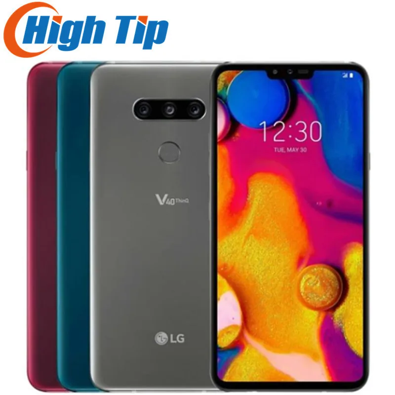 Оригинальный телефон LG V40 ThinQ 4G LTE с диагональю 6 4 дюйма ГБ ОЗУ 64 ГБ/128 Гб ПЗУ 16 Мп