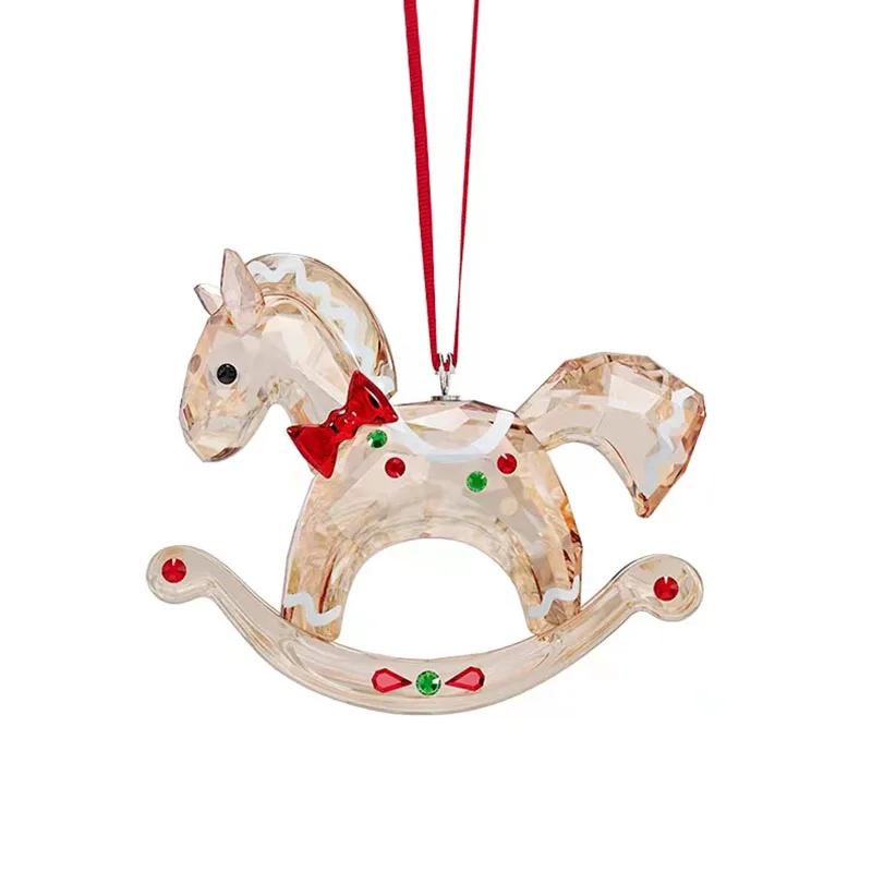 

Хрустальная лошадка-качалка DVOHH001