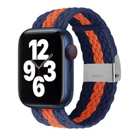 nylon strap for apple watch accessories band 44mm 40mm 42mm 38mm 44 45 mm 3 4 5 6 se adjustable watchband iwatch series 7 41mm