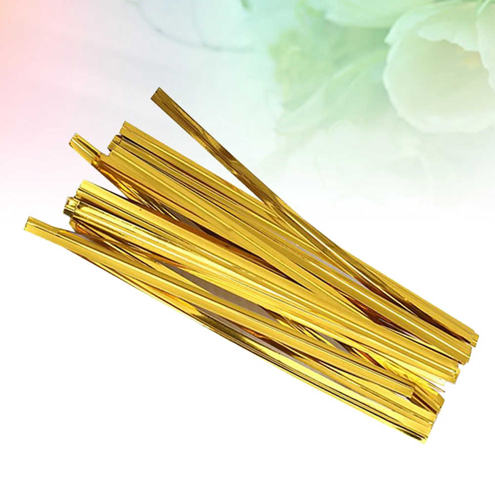 

800 Pcs Party Pack Metal Bag Ties Candy Gift Bags Candy Bag Ties Celophane Bags Ties Food Bags Biscuit Bag