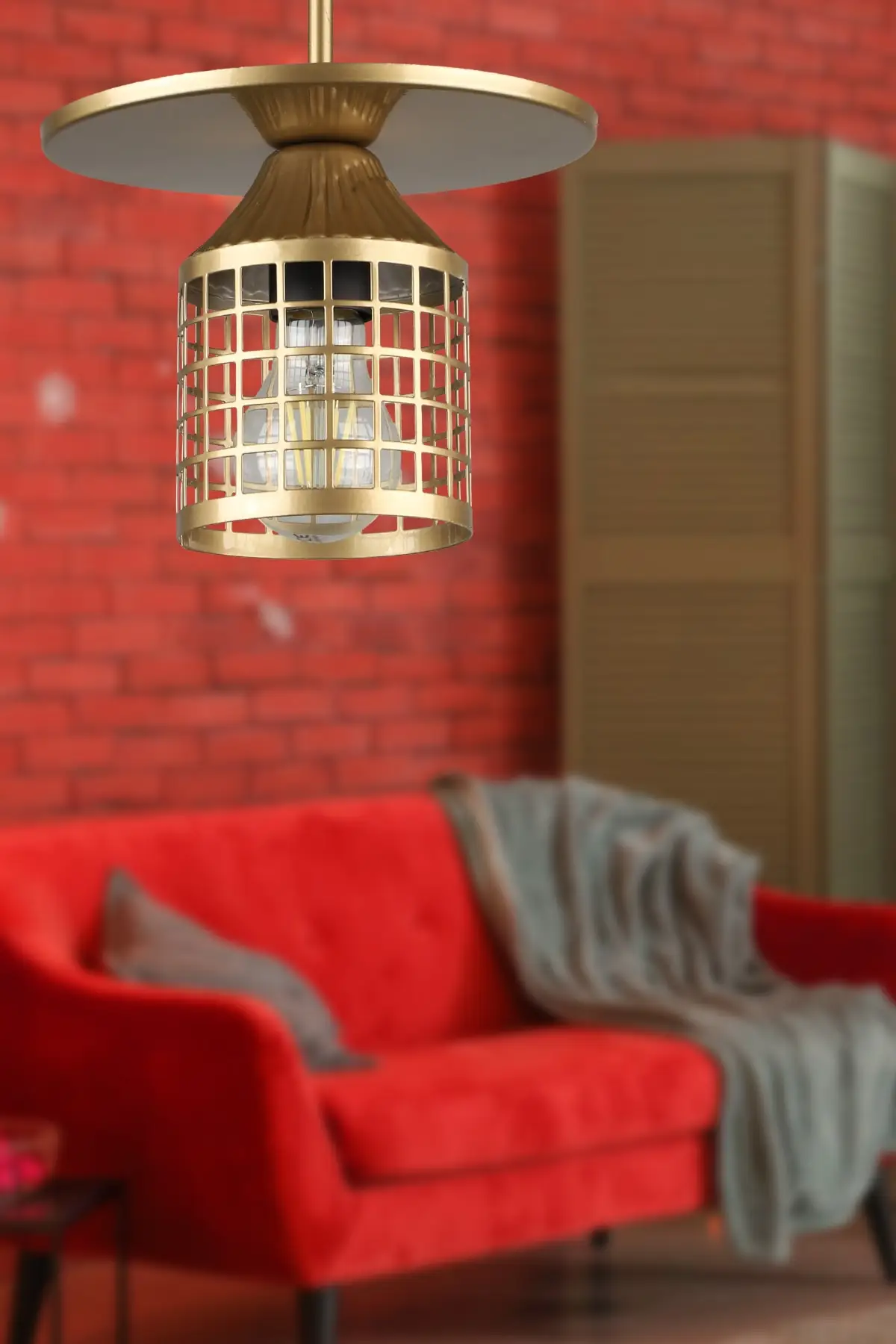

Ozgur Single Chandelier Tumbled