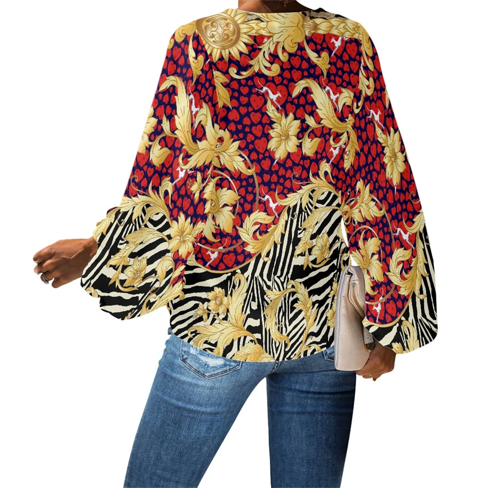 Noisydesigns 4XL Женская блузка большого размера принт музыкальных нот женская