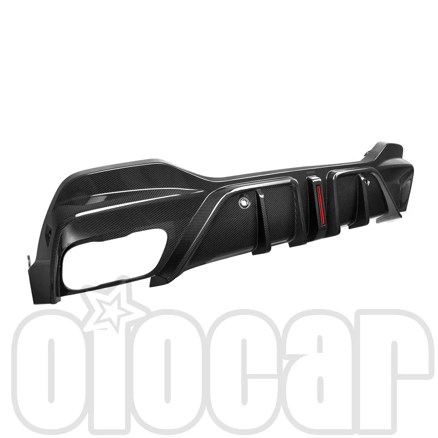 Oiomotors новый тип SQ стиль сухой карбоновый задний бампер светодиодный диффузор спойлер для BMW G06LCI X6 (art.: 3920cfefe404e) - 3920cfefe404e