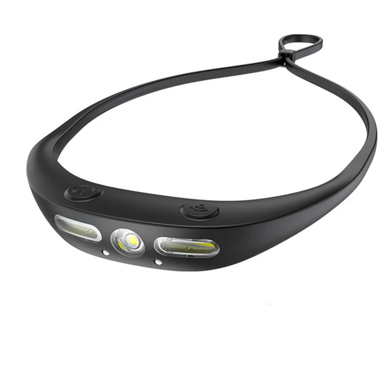 

Wave Sensor Silicone Head Light Lamp Waterproof USB Rechargeable Portable Night Running Small Headlight Durable Easy To Use