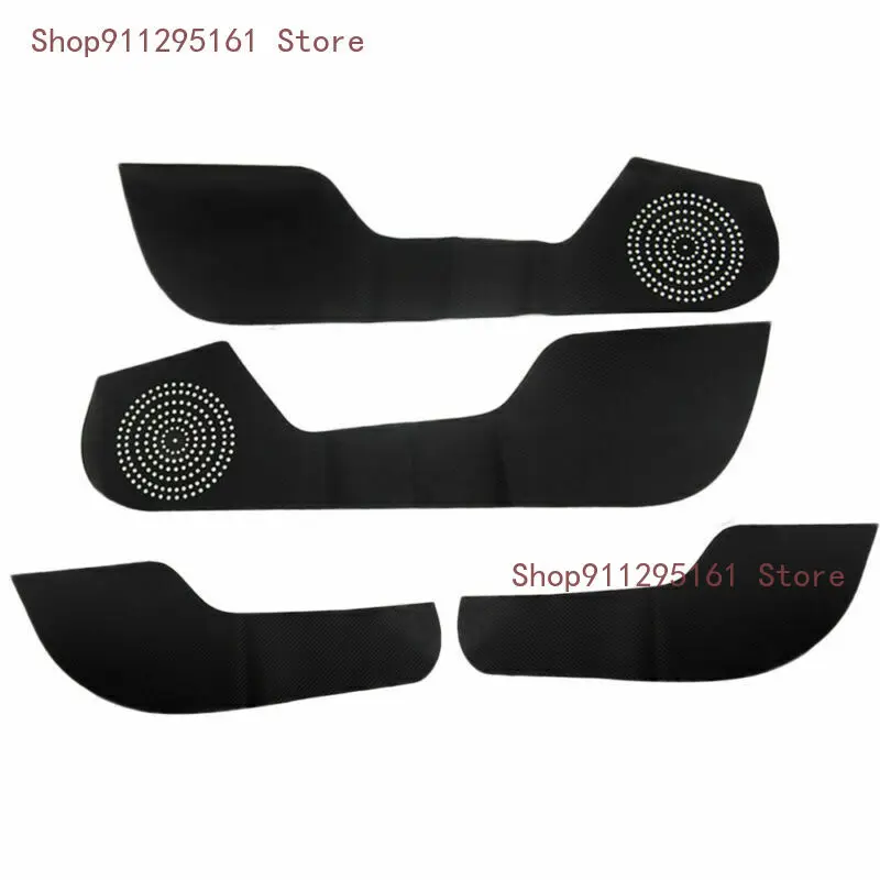 

4pcs Carbon Fiber Leather Door Anti Kick Pad Protector Trim Film Cover For Honda Civic 2016-2019